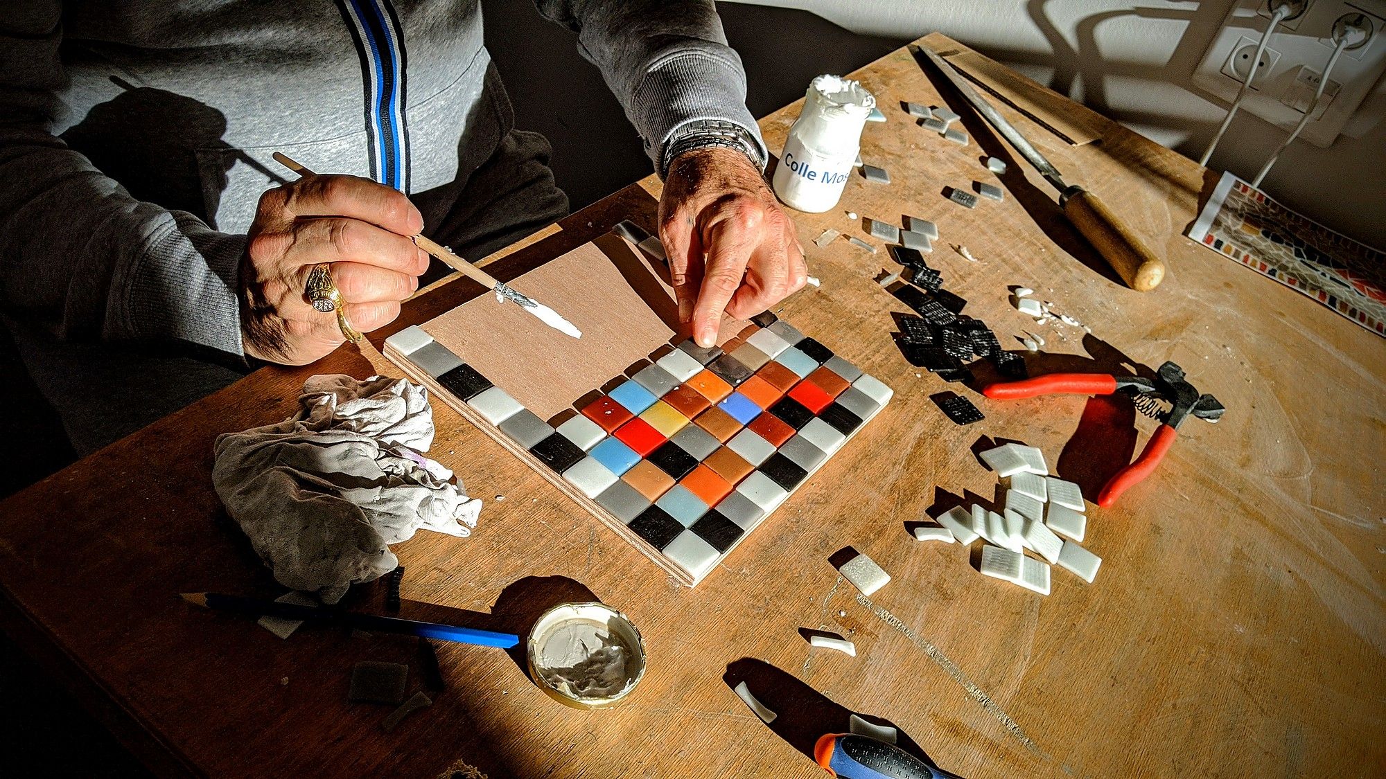 Activité de mosaïque