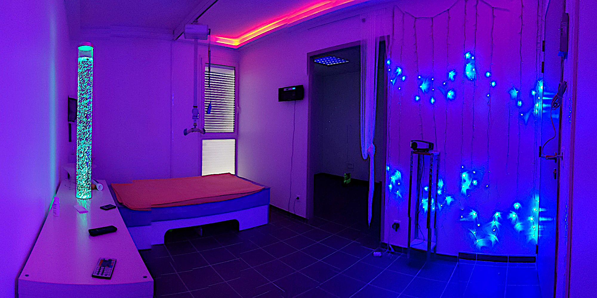 Salle de stimulation sensorielle